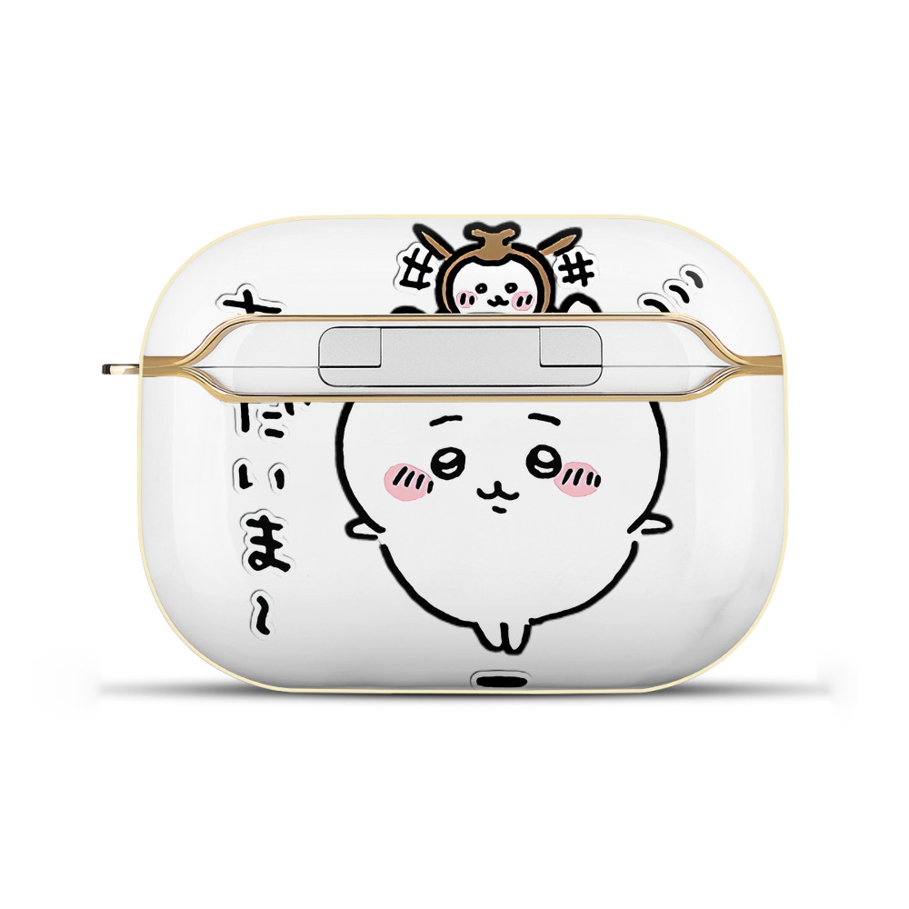 （画像用） ちいかわ ちいかわ Chii-kawa chiikawa 【AirPods Pro用】ハードシェル保護ケース｜耐衝撃・防指紋・カラビナ付き商品仕様