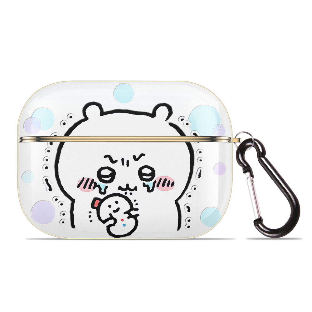 （画像用） ちいかわ ちいかわ Chii-kawa chiikawa 【AirPods Pro用】ハードシェル保護ケース｜耐衝撃・防指紋・カラビナ付き商品仕様