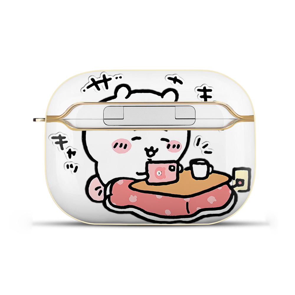 （画像用） ちいかわ ちいかわ Chii-kawa chiikawa 【AirPods Pro用】ハードシェル保護ケース｜耐衝撃・防指紋・カラビナ付き商品仕様