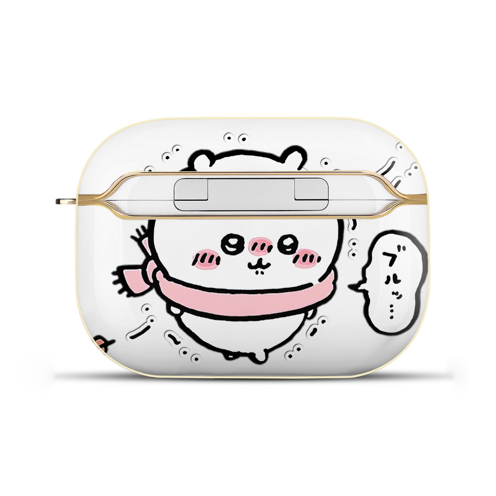 （画像用） ちいかわ ちいかわ Chii-kawa chiikawa 【AirPods Pro用】ハードシェル保護ケース｜耐衝撃・防指紋・カラビナ付き商品仕様