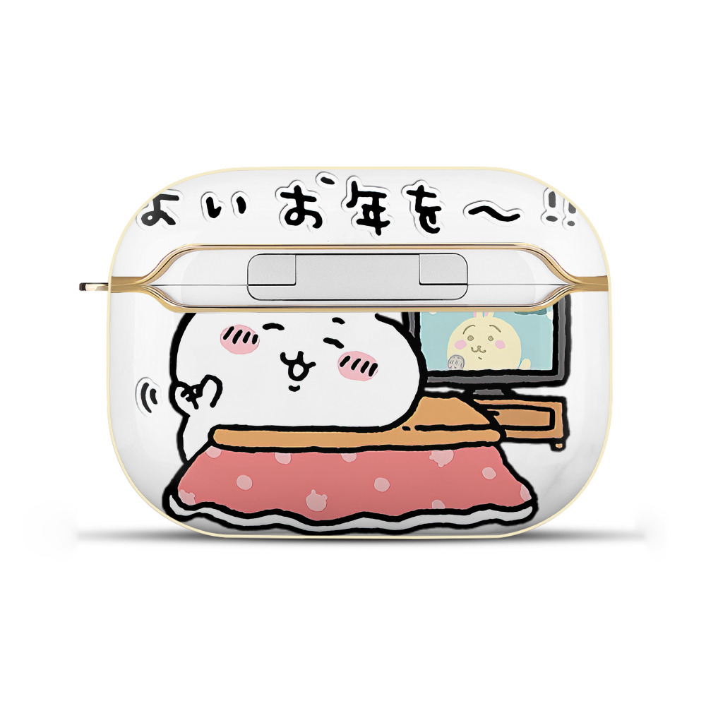 （画像用） ちいかわ ちいかわ Chii-kawa chiikawa 【AirPods Pro用】ハードシェル保護ケース｜耐衝撃・防指紋・カラビナ付き商品仕様