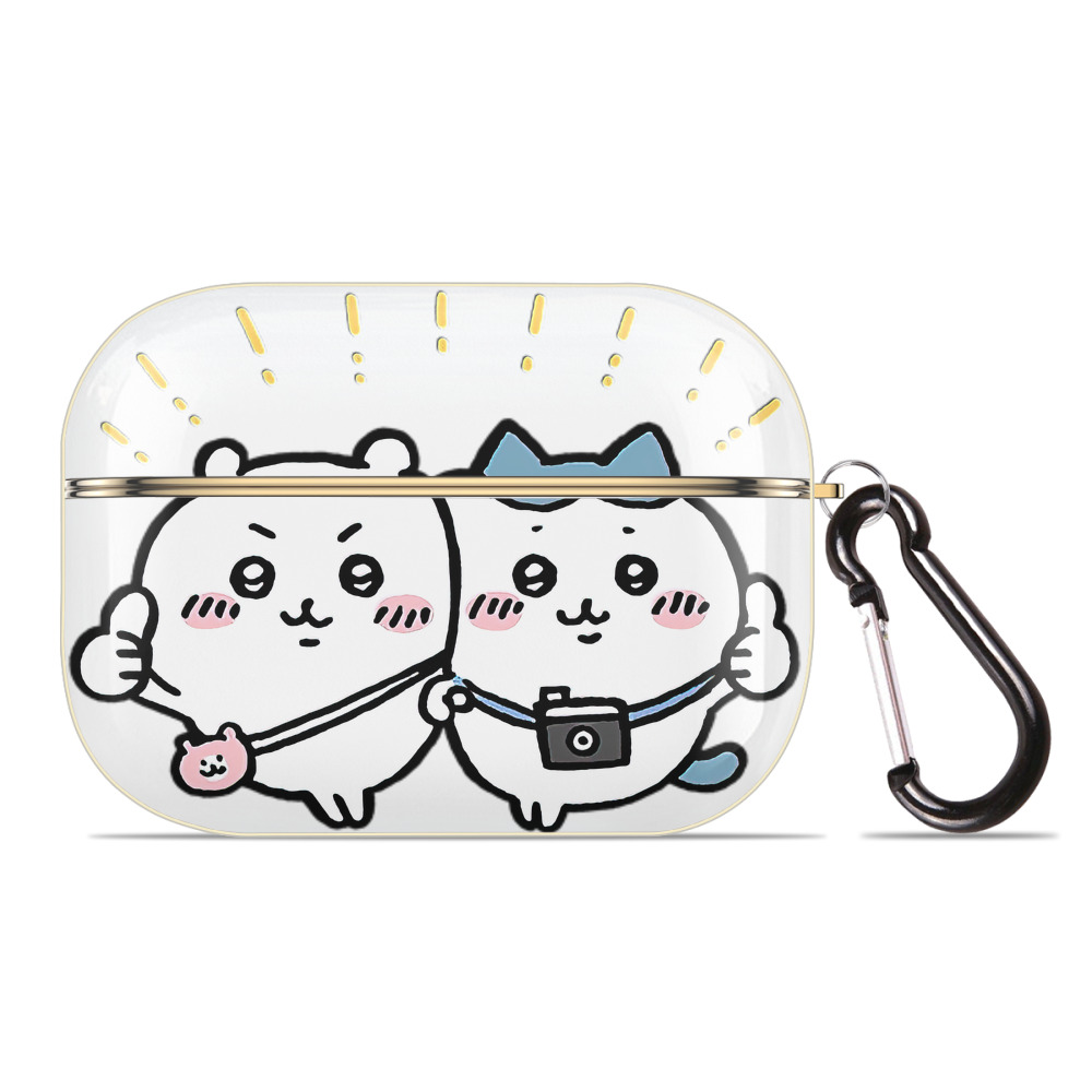 （画像用） ちいかわ ちいかわ Chii-kawa chiikawa 【AirPods Pro用】ハードシェル保護ケース｜耐衝撃・防指紋・カラビナ付き商品仕様