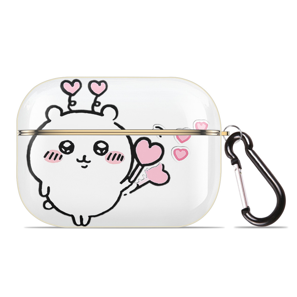 （画像用） ちいかわ ちいかわ Chii-kawa chiikawa 【AirPods Pro用】ハードシェル保護ケース｜耐衝撃・防指紋・カラビナ付き商品仕様