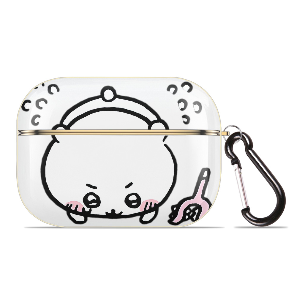 （画像用） ちいかわ ちいかわ Chii-kawa chiikawa 【AirPods Pro用】ハードシェル保護ケース｜耐衝撃・防指紋・カラビナ付き商品仕様