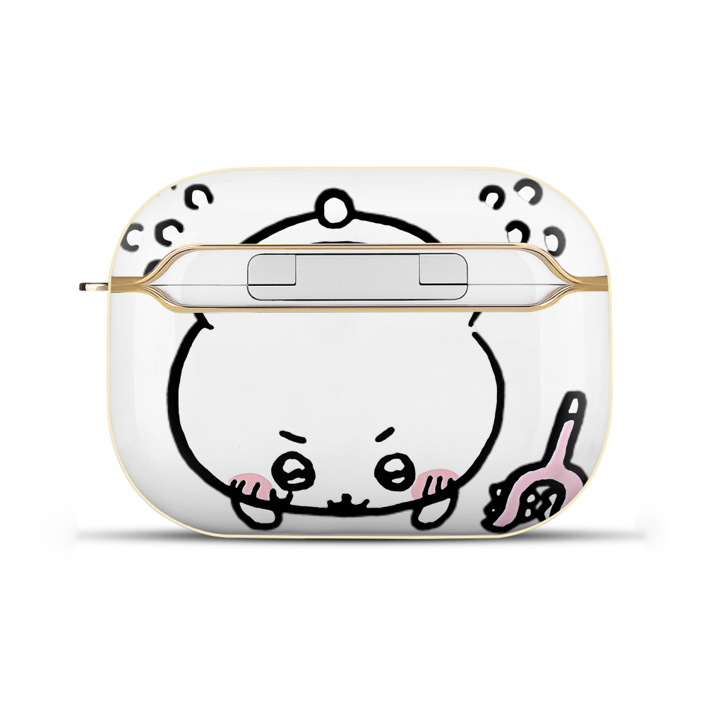 （画像用） ちいかわ ちいかわ Chii-kawa chiikawa 【AirPods Pro用】ハードシェル保護ケース｜耐衝撃・防指紋・カラビナ付き商品仕様