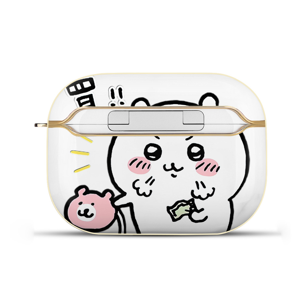 （画像用） ちいかわ ちいかわ Chii-kawa chiikawa 【AirPods Pro用】ハードシェル保護ケース｜耐衝撃・防指紋・カラビナ付き商品仕様