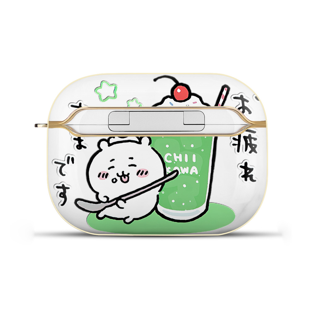 （画像用） ちいかわ ちいかわ Chii-kawa chiikawa 【AirPods Pro用】ハードシェル保護ケース｜耐衝撃・防指紋・カラビナ付き商品仕様