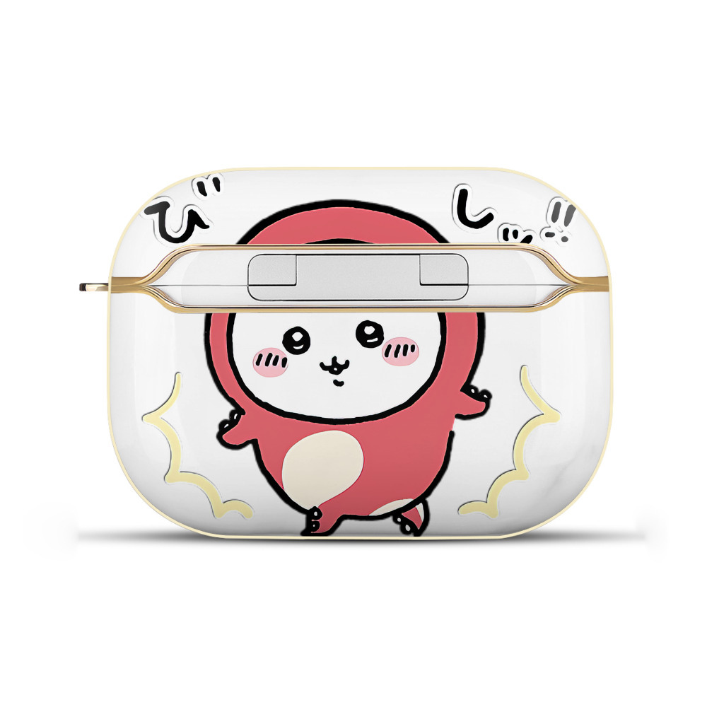 （画像用） ちいかわ ちいかわ Chii-kawa chiikawa 【AirPods Pro用】ハードシェル保護ケース｜耐衝撃・防指紋・カラビナ付き商品仕様