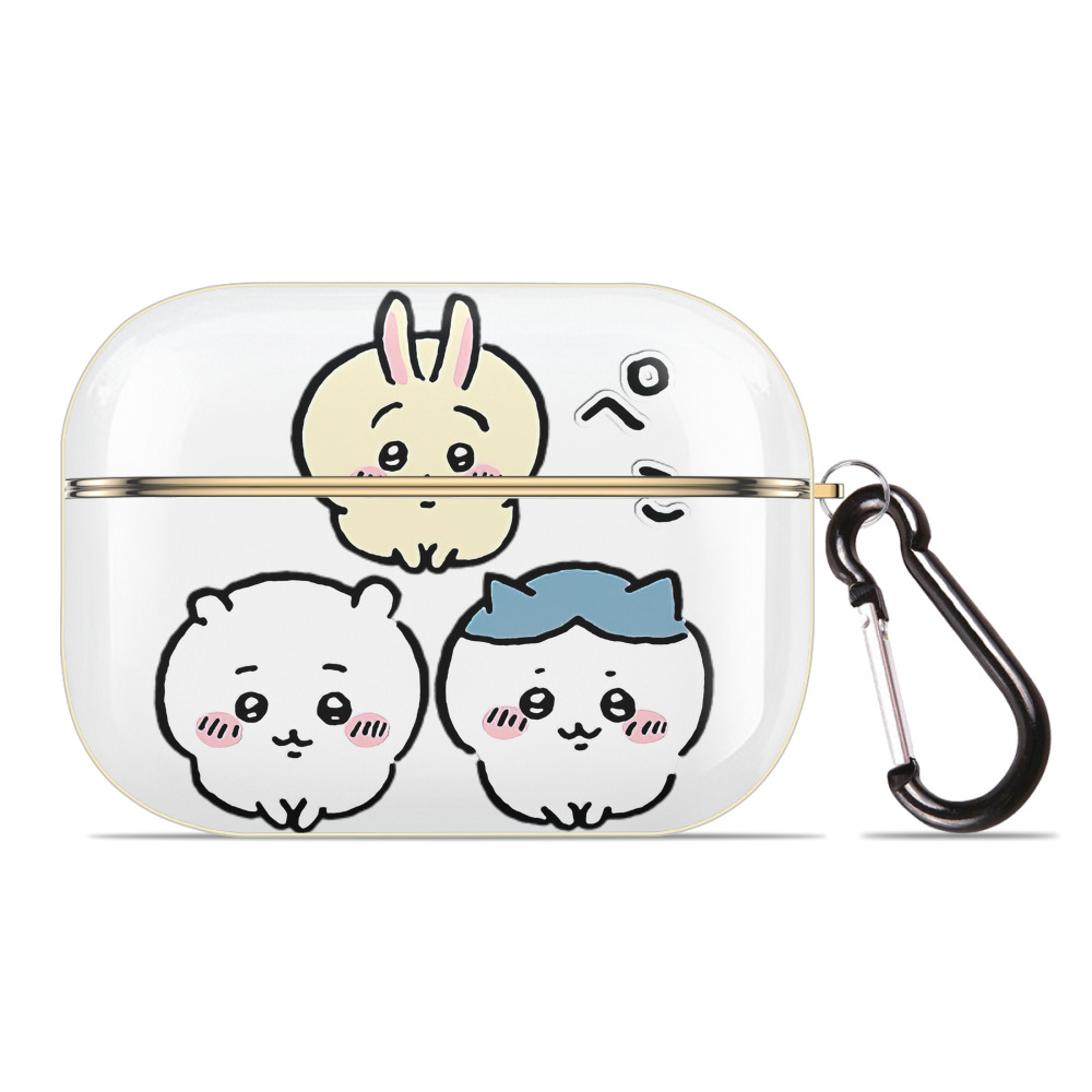 （画像用） ちいかわ うさぎ Chii-kawa usagi 【AirPods Pro用】ハードシェル保護ケース｜耐衝撃・防指紋・カラビナ付き商品仕様