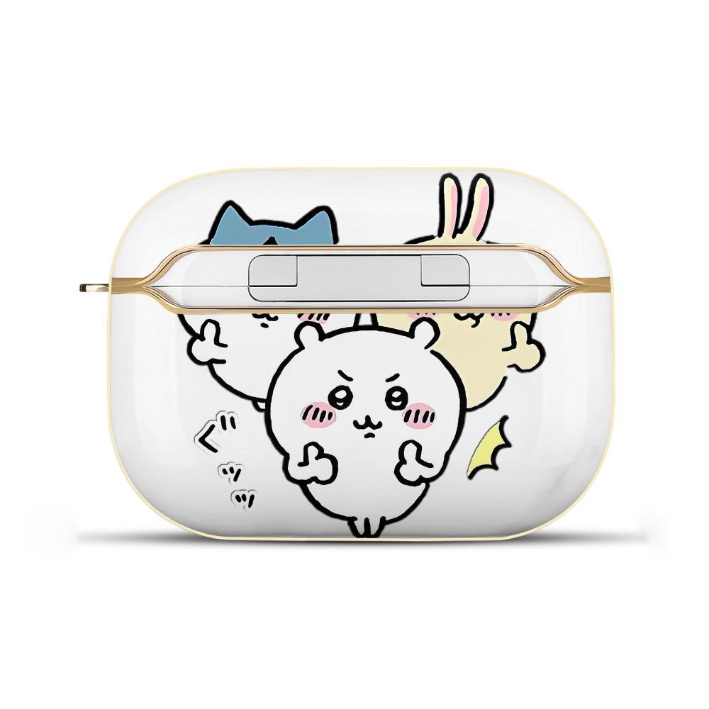 （画像用） ちいかわ うさぎ Chii-kawa usagi 【AirPods Pro用】ハードシェル保護ケース｜耐衝撃・防指紋・カラビナ付き商品仕様