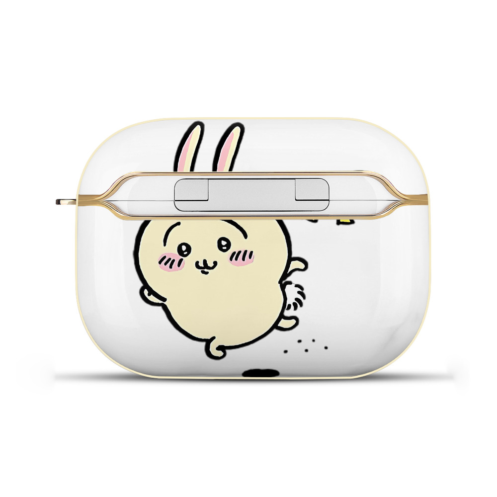 （画像用） ちいかわ うさぎ Chii-kawa usagi 【AirPods Pro用】ハードシェル保護ケース｜耐衝撃・防指紋・カラビナ付き商品仕様