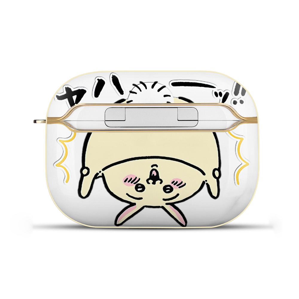 （画像用） ちいかわ うさぎ Chii-kawa usagi 【AirPods Pro用】ハードシェル保護ケース｜耐衝撃・防指紋・カラビナ付き商品仕様