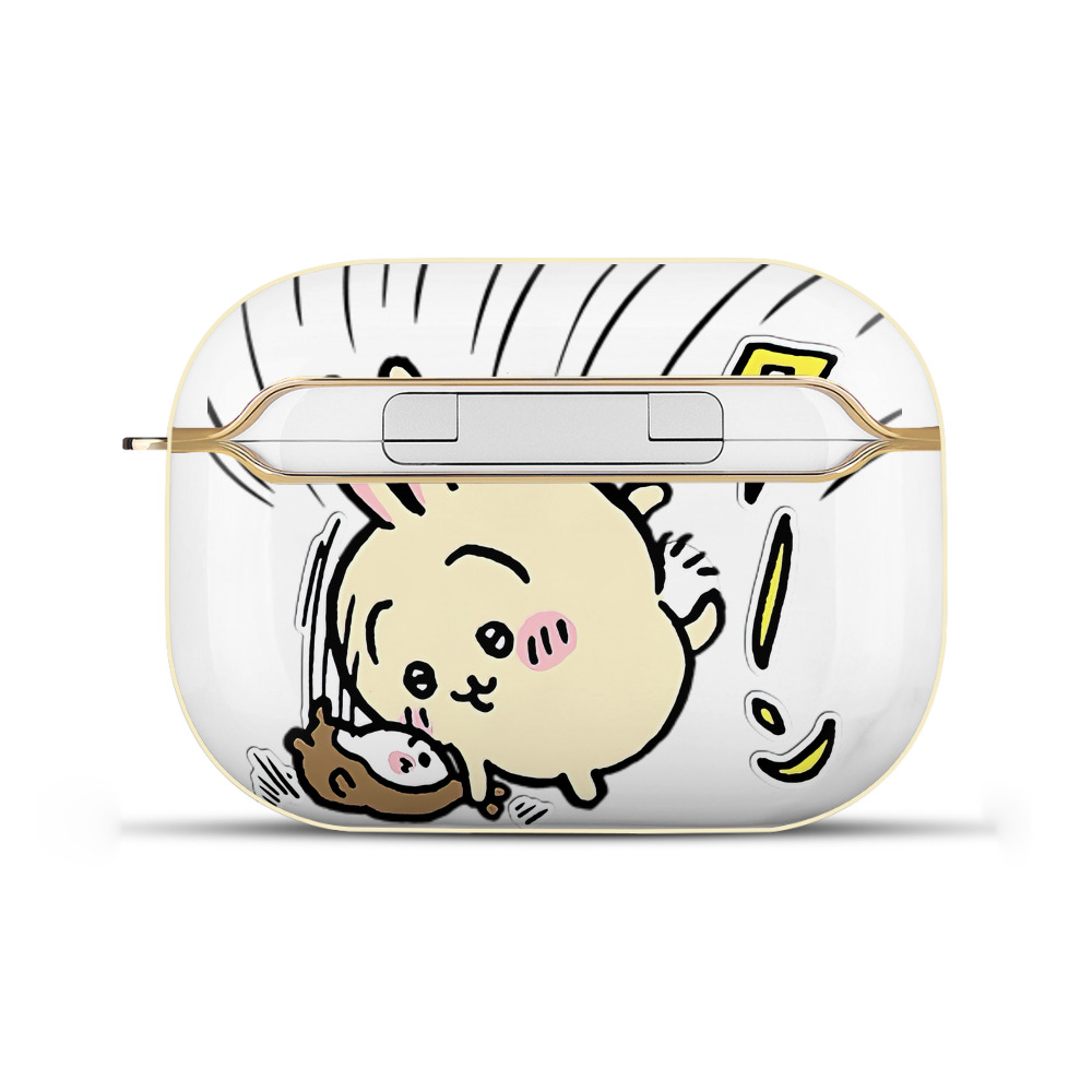 （画像用） ちいかわ うさぎ Chii-kawa usagi 【AirPods Pro用】ハードシェル保護ケース｜耐衝撃・防指紋・カラビナ付き商品仕様