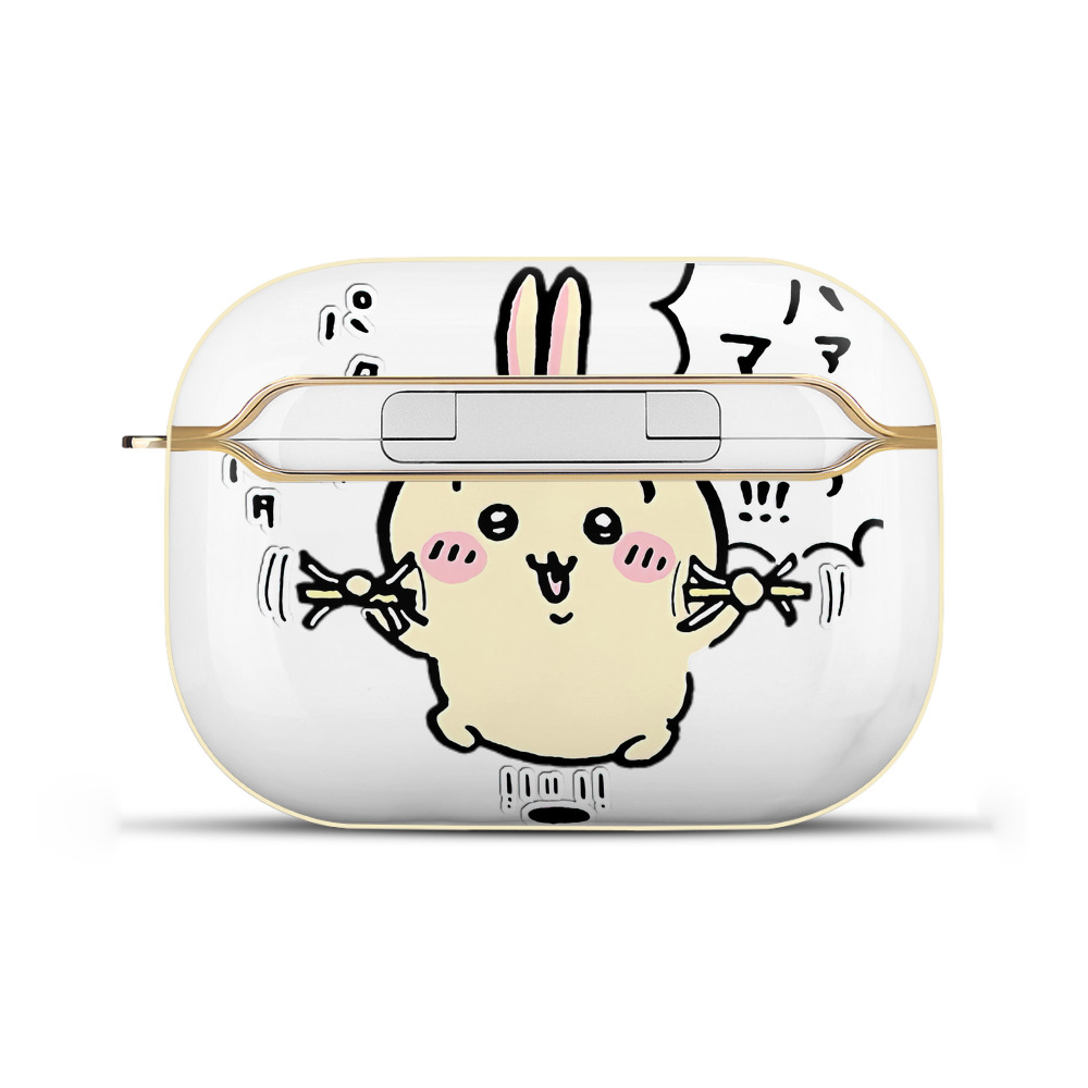 （画像用） ちいかわ うさぎ Chii-kawa usagi 【AirPods Pro用】ハードシェル保護ケース｜耐衝撃・防指紋・カラビナ付き商品仕様