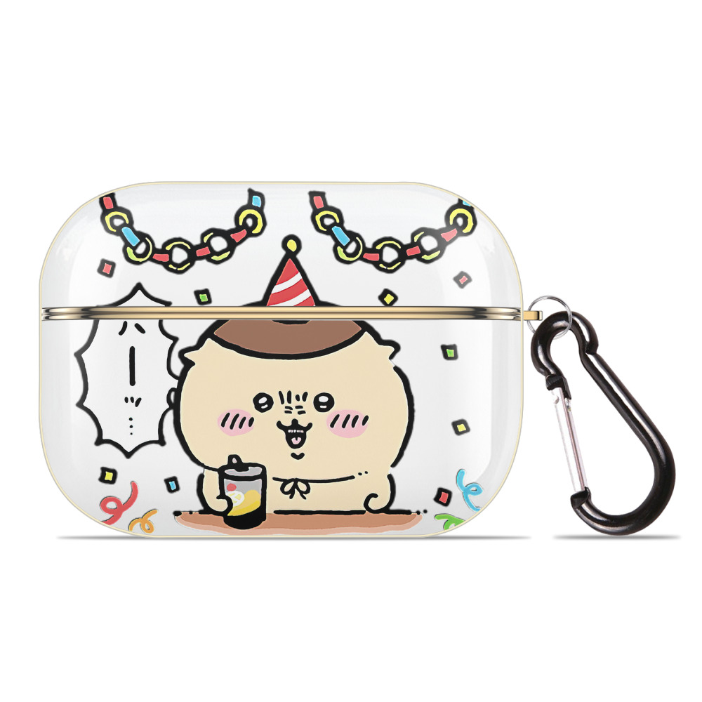 （画像用） ちいかわ くりまんじゅう Chii-kawa kuri manjū 【AirPods Pro用】ハードシェル保護ケース｜耐衝撃・防指紋・カラビナ付き商品仕様