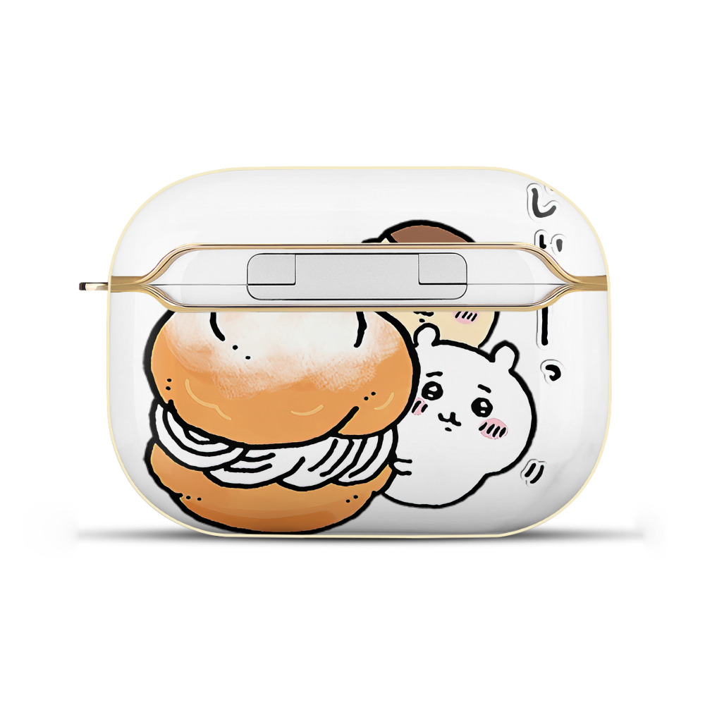 （画像用） ちいかわ くりまんじゅう Chii-kawa kuri manjū 【AirPods Pro用】ハードシェル保護ケース｜耐衝撃・防指紋・カラビナ付き商品仕様