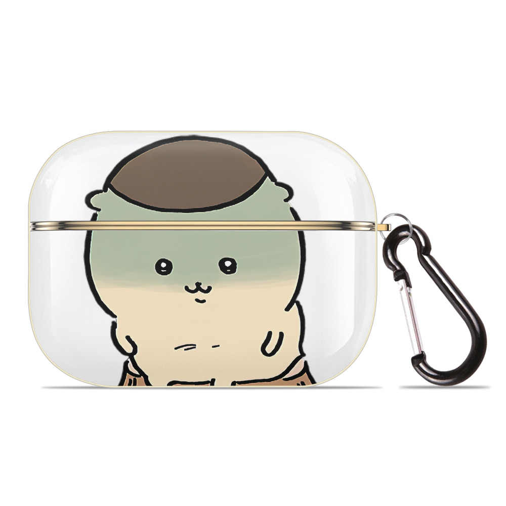 （画像用） ちいかわ くりまんじゅう Chii-kawa kuri manjū 【AirPods Pro用】ハードシェル保護ケース｜耐衝撃・防指紋・カラビナ付き商品仕様
