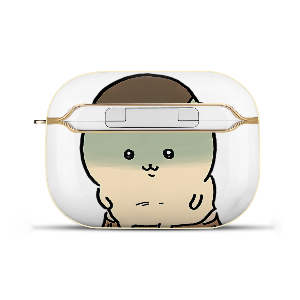 （画像用） ちいかわ くりまんじゅう Chii-kawa kuri manjū 【AirPods Pro用】ハードシェル保護ケース｜耐衝撃・防指紋・カラビナ付き商品仕様