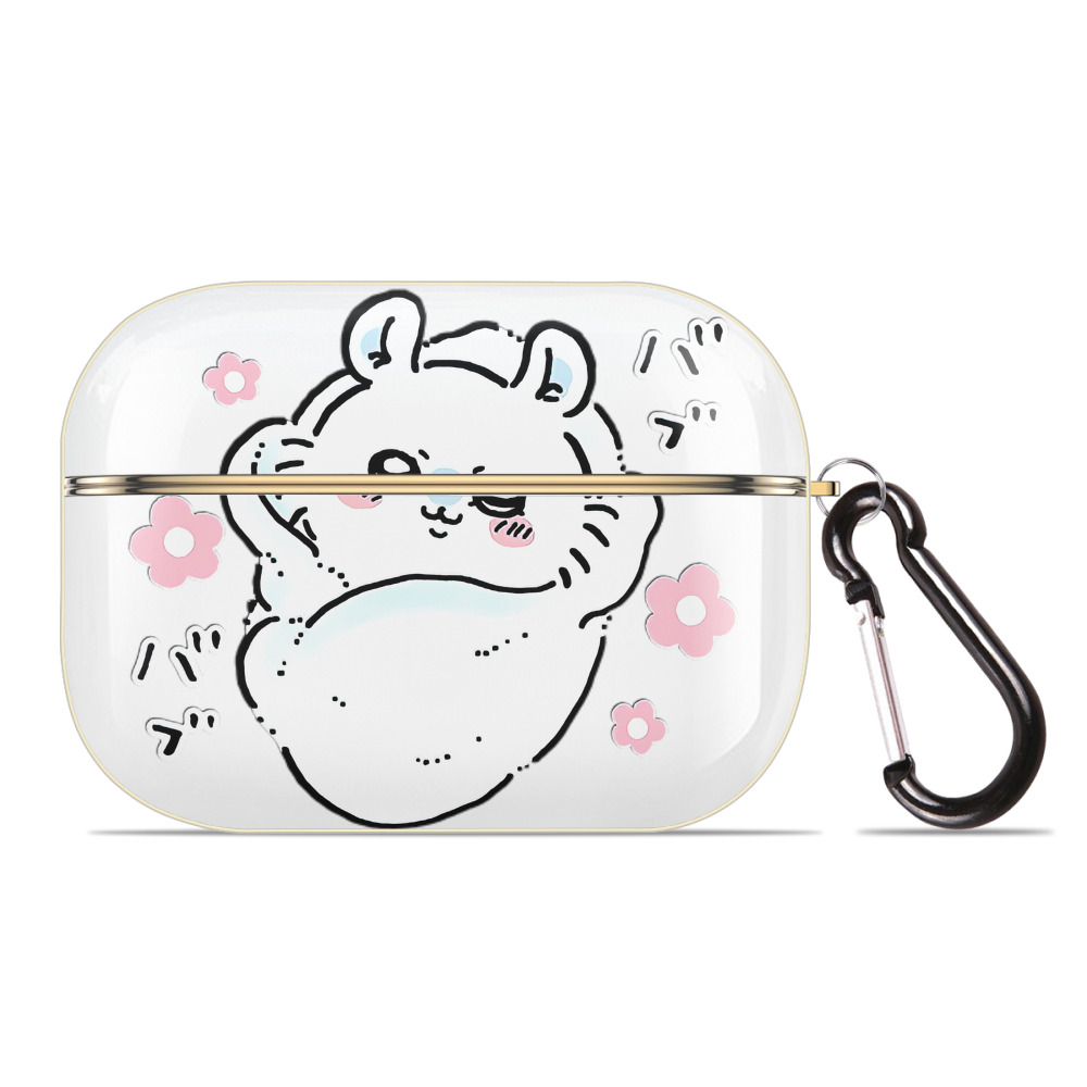 （画像用） ちいかわ モモンガ Chii-kawa Momonga 【AirPods Pro用】ハードシェル保護ケース｜耐衝撃・防指紋・カラビナ付き商品仕様