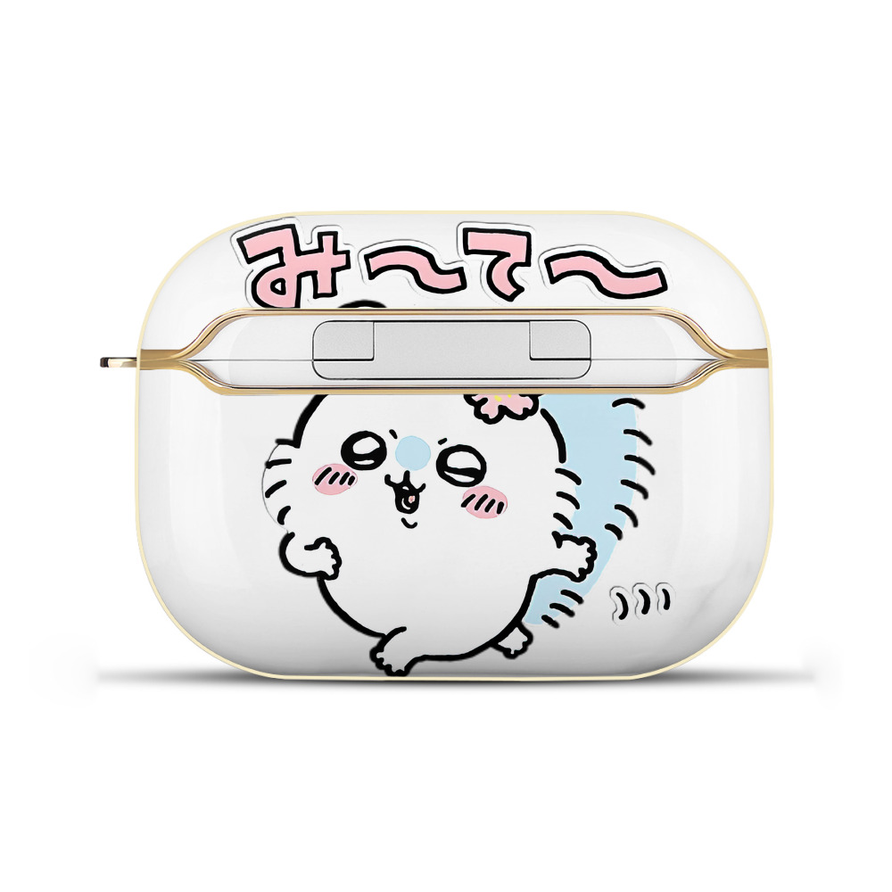（画像用） ちいかわ モモンガ Chii-kawa Momonga 【AirPods Pro用】ハードシェル保護ケース｜耐衝撃・防指紋・カラビナ付き商品仕様