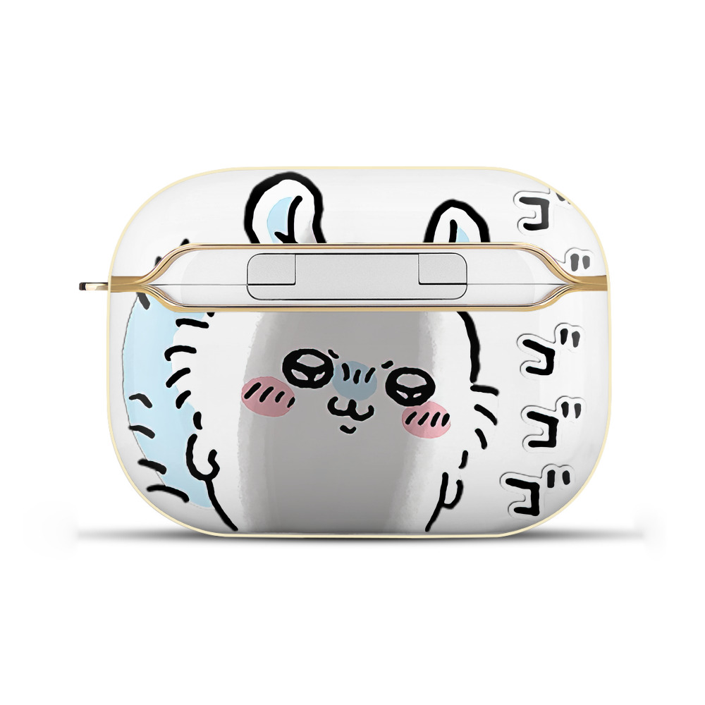 （画像用） ちいかわ モモンガ Chii-kawa Momonga 【AirPods Pro用】ハードシェル保護ケース｜耐衝撃・防指紋・カラビナ付き商品仕様