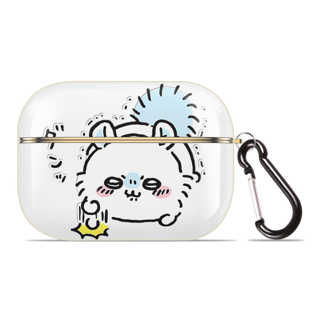（画像用） ちいかわ モモンガ Chii-kawa Momonga 【AirPods Pro用】ハードシェル保護ケース｜耐衝撃・防指紋・カラビナ付き商品仕様