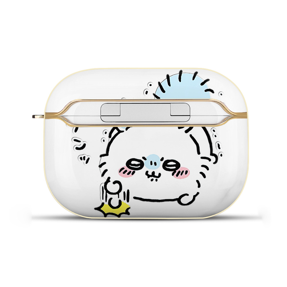 （画像用） ちいかわ モモンガ Chii-kawa Momonga 【AirPods Pro用】ハードシェル保護ケース｜耐衝撃・防指紋・カラビナ付き商品仕様