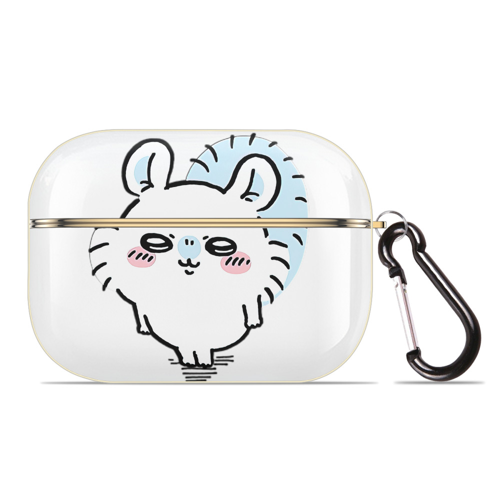 （画像用） ちいかわ モモンガ Chii-kawa Momonga 【AirPods Pro用】ハードシェル保護ケース｜耐衝撃・防指紋・カラビナ付き商品仕様
