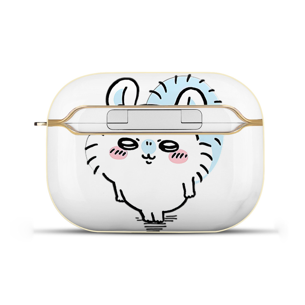 （画像用） ちいかわ モモンガ Chii-kawa Momonga 【AirPods Pro用】ハードシェル保護ケース｜耐衝撃・防指紋・カラビナ付き商品仕様