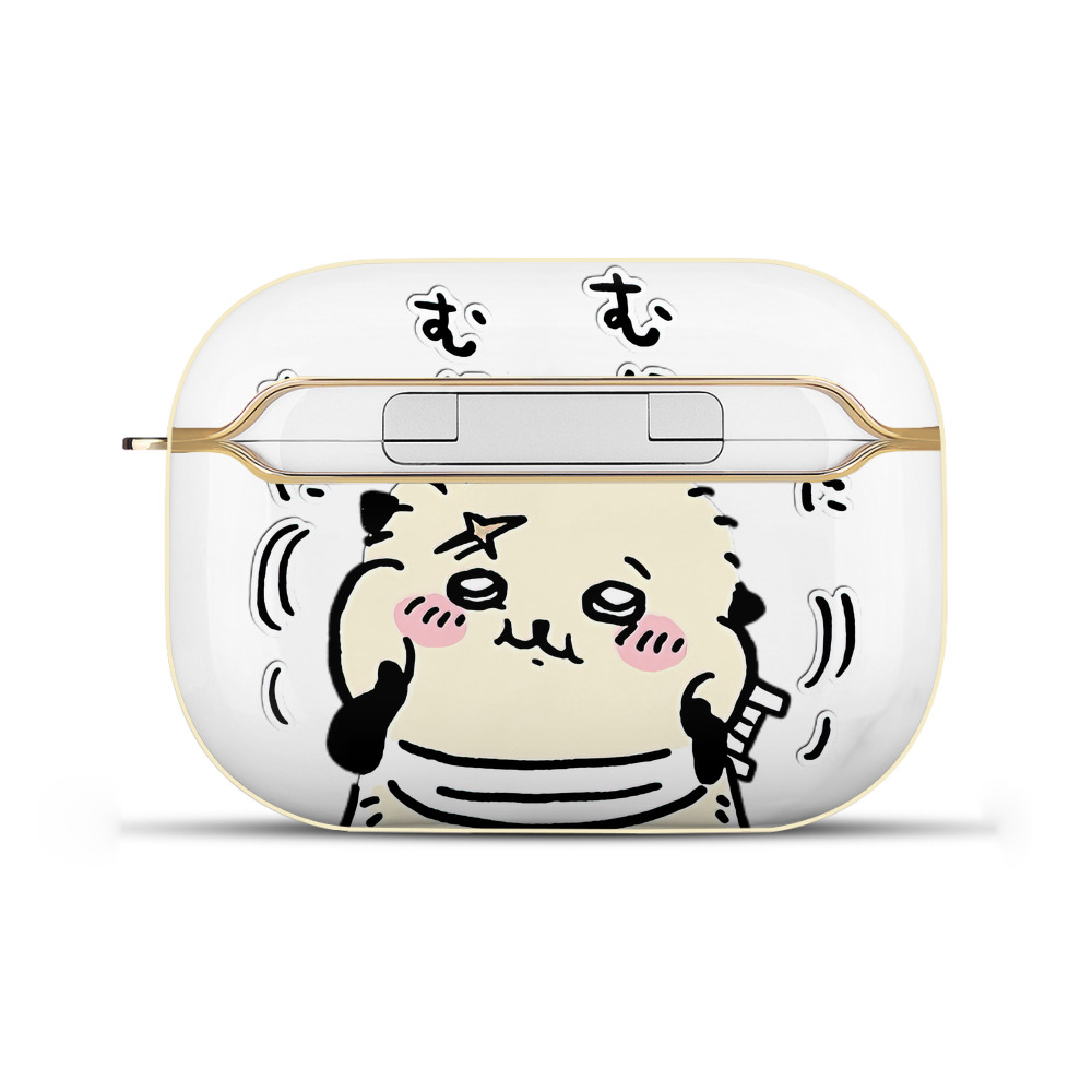 （画像用） ちいかわ ラッコ Chii-kawa Sea otter 【AirPods Pro用】ハードシェル保護ケース｜耐衝撃・防指紋・カラビナ付き商品仕様