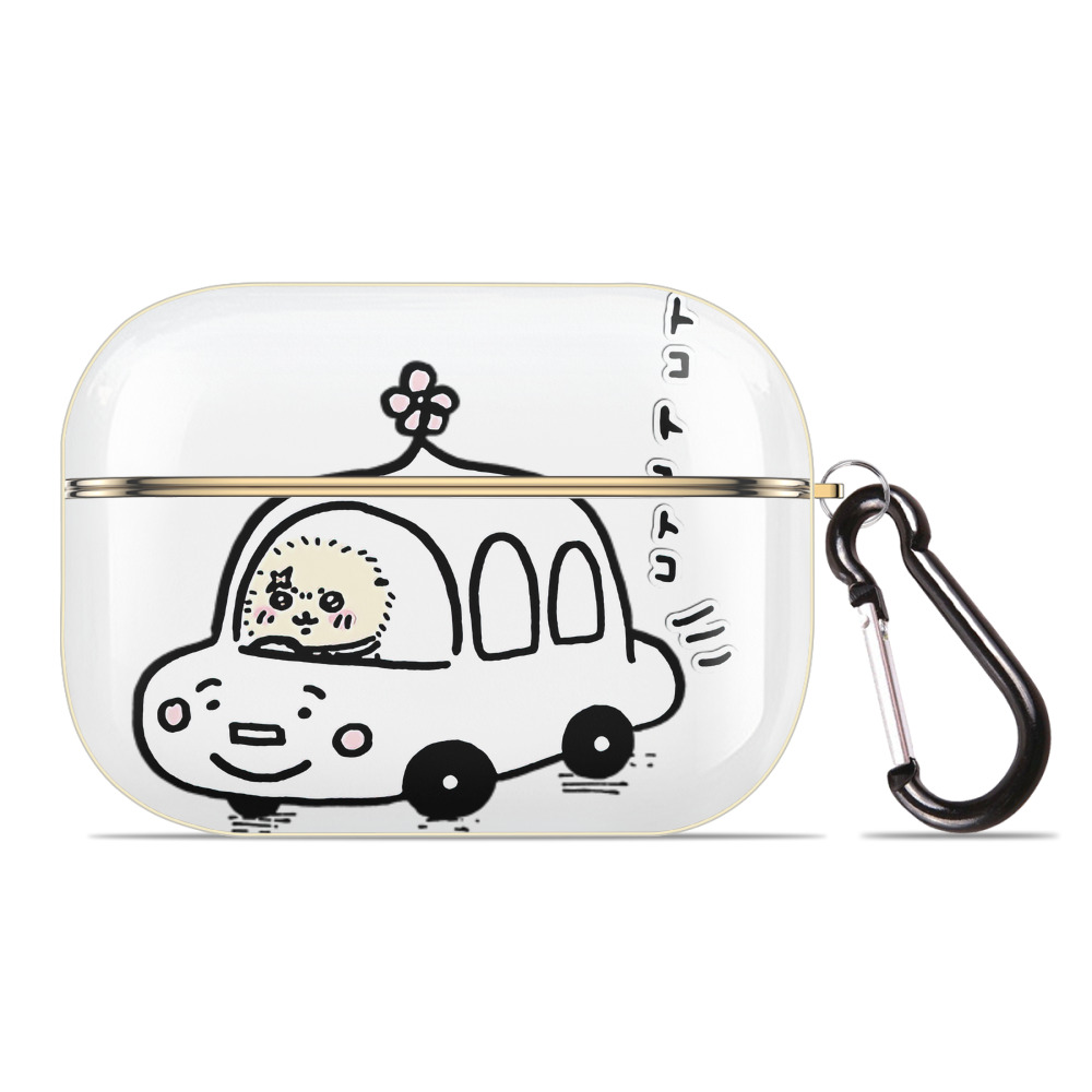 （画像用） ちいかわ ラッコ Chii-kawa Sea otter 【AirPods Pro用】ハードシェル保護ケース｜耐衝撃・防指紋・カラビナ付き商品仕様