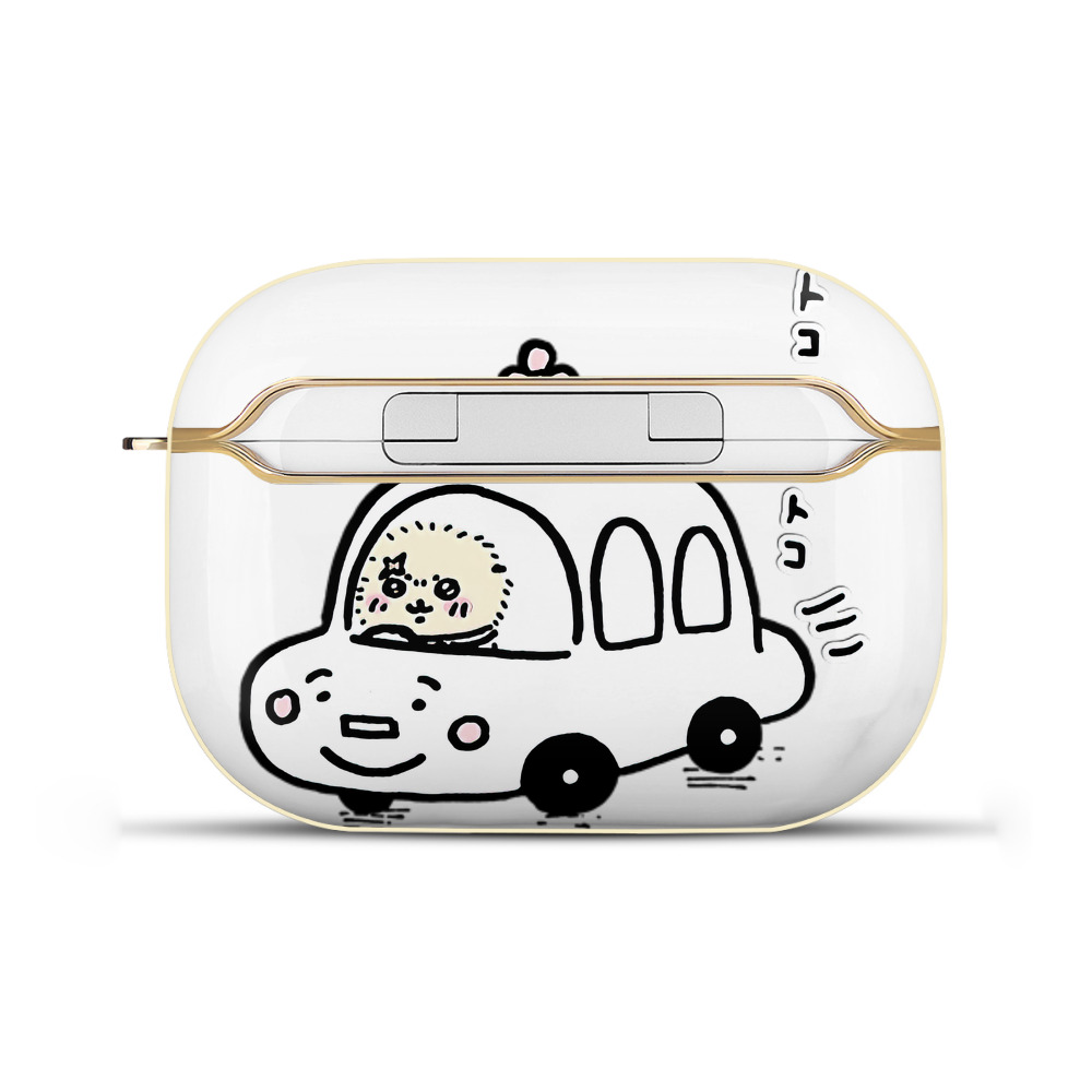 （画像用） ちいかわ ラッコ Chii-kawa Sea otter 【AirPods Pro用】ハードシェル保護ケース｜耐衝撃・防指紋・カラビナ付き商品仕様