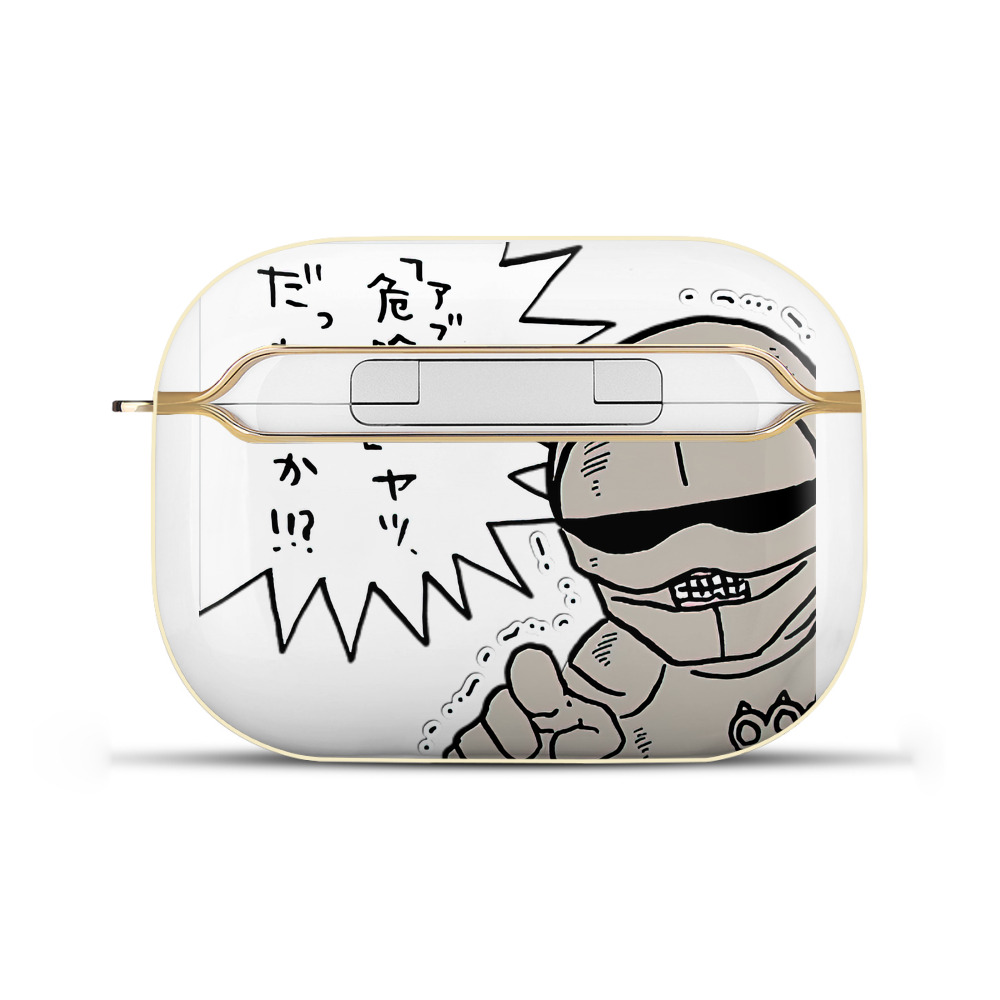 （画像用） ちいかわ 労働の鎧さん Chii-kawa Mr. Armor of Labor 【AirPods Pro用】ハードシェル保護ケース｜耐衝撃・防指紋・カラビナ付き商品仕様