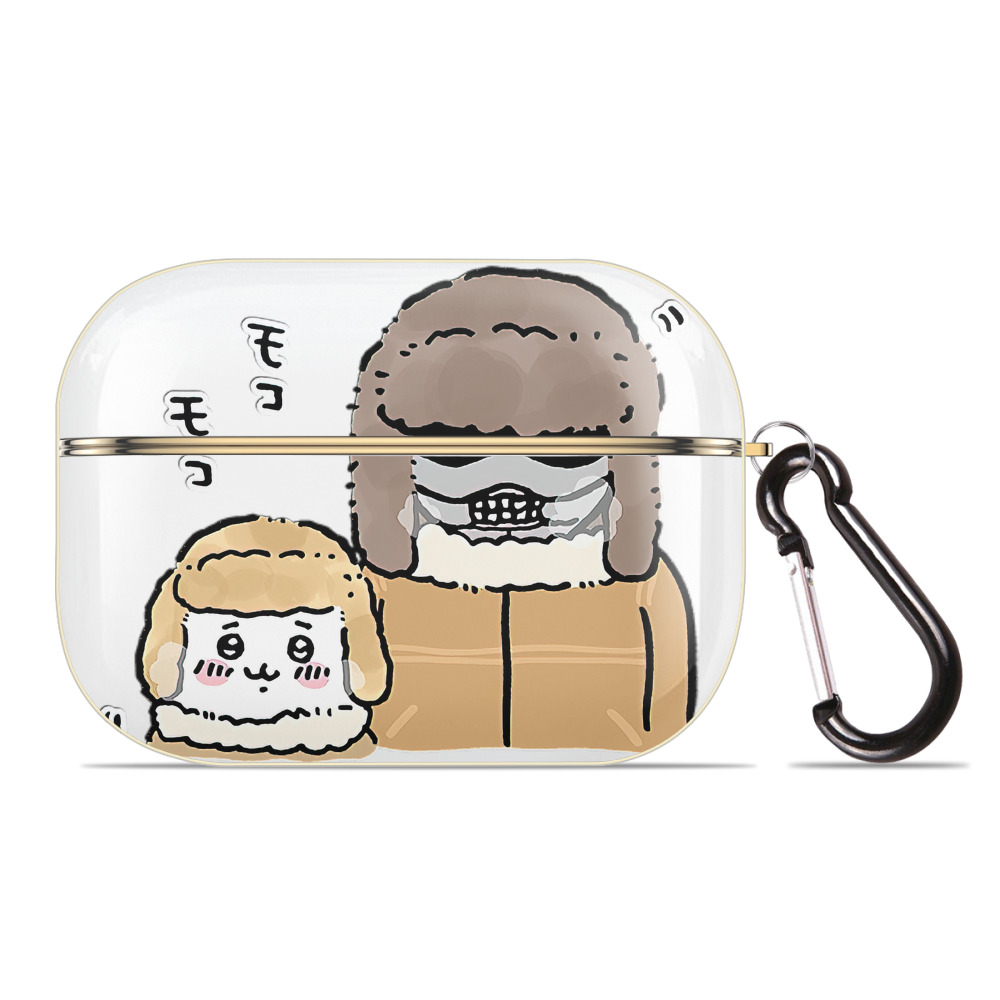 （画像用） ちいかわ 労働の鎧さん Chii-kawa Mr. Armor of Labor 【AirPods Pro用】ハードシェル保護ケース｜耐衝撃・防指紋・カラビナ付き商品仕様