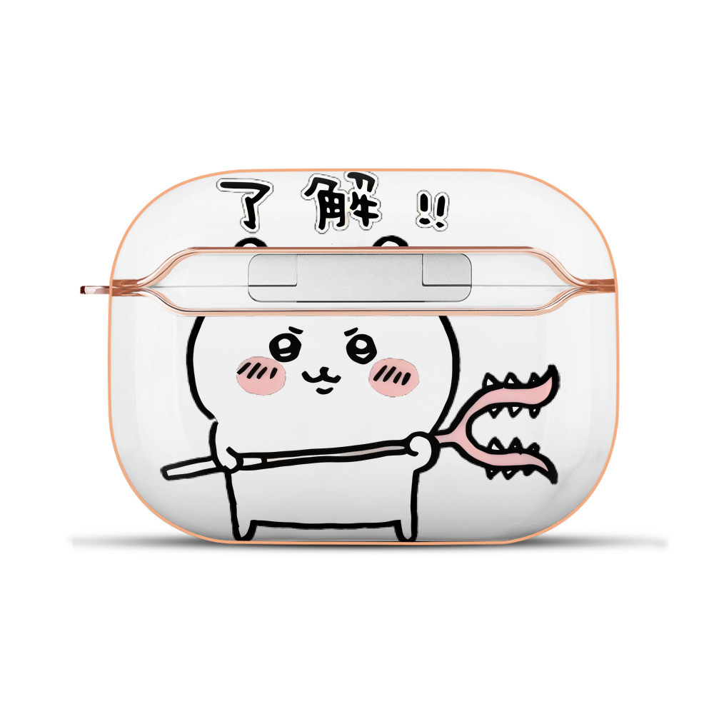 （画像用） ちいかわ ちいかわ Chii-kawa chiikawa 【AirPods Pro用】ハードシェル保護ケース｜耐衝撃・防指紋・カラビナ付き商品仕様