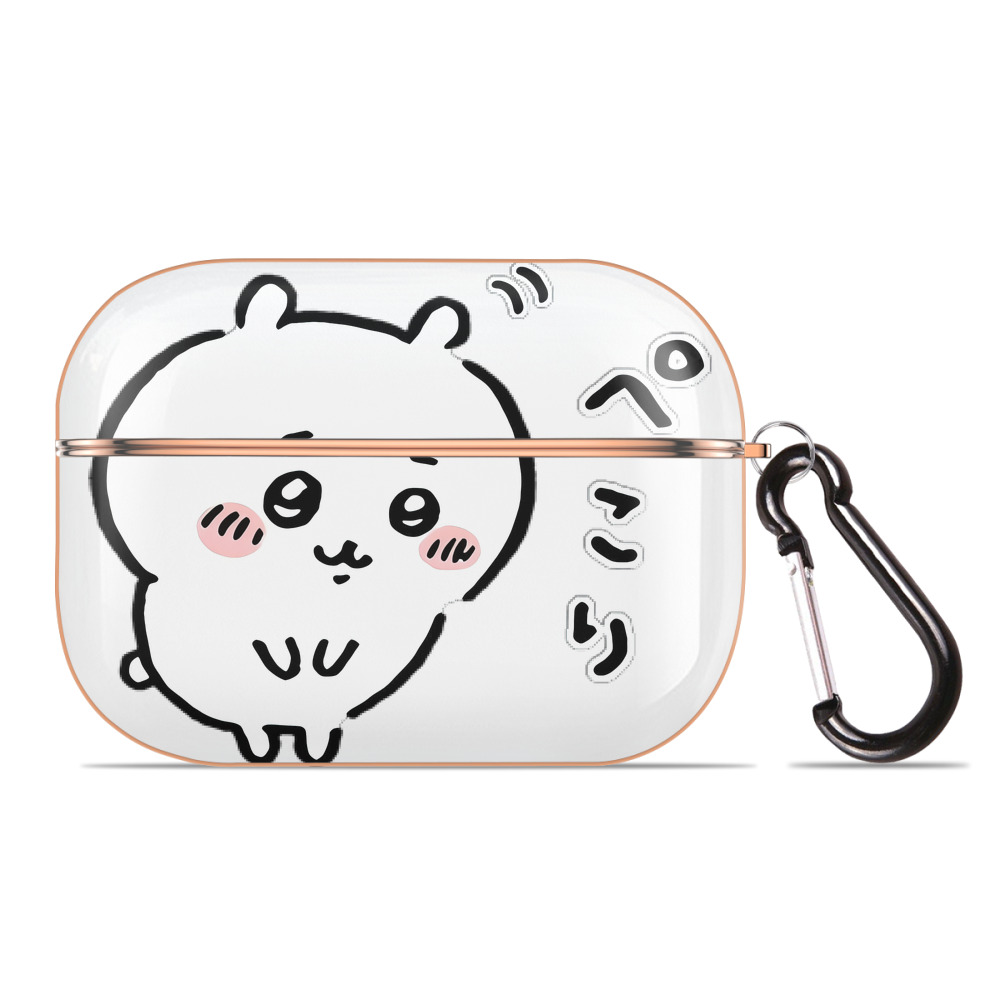 （画像用） ちいかわ ちいかわ Chii-kawa chiikawa 【AirPods Pro用】ハードシェル保護ケース｜耐衝撃・防指紋・カラビナ付き商品仕様