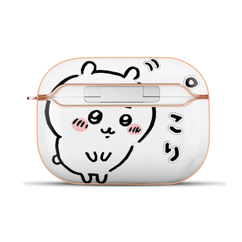 （画像用） ちいかわ ちいかわ Chii-kawa chiikawa 【AirPods Pro用】ハードシェル保護ケース｜耐衝撃・防指紋・カラビナ付き商品仕様