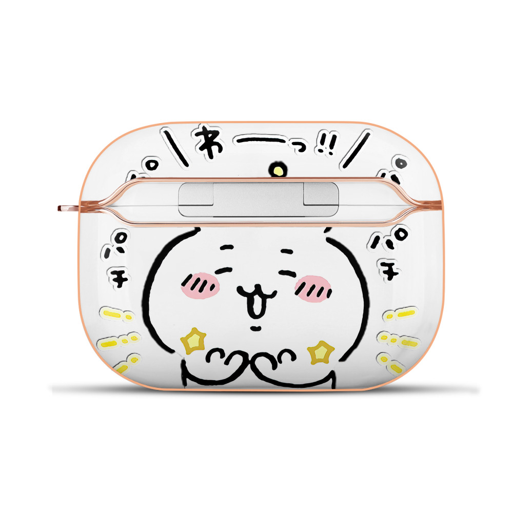 （画像用） ちいかわ ちいかわ Chii-kawa chiikawa 【AirPods Pro用】ハードシェル保護ケース｜耐衝撃・防指紋・カラビナ付き商品仕様