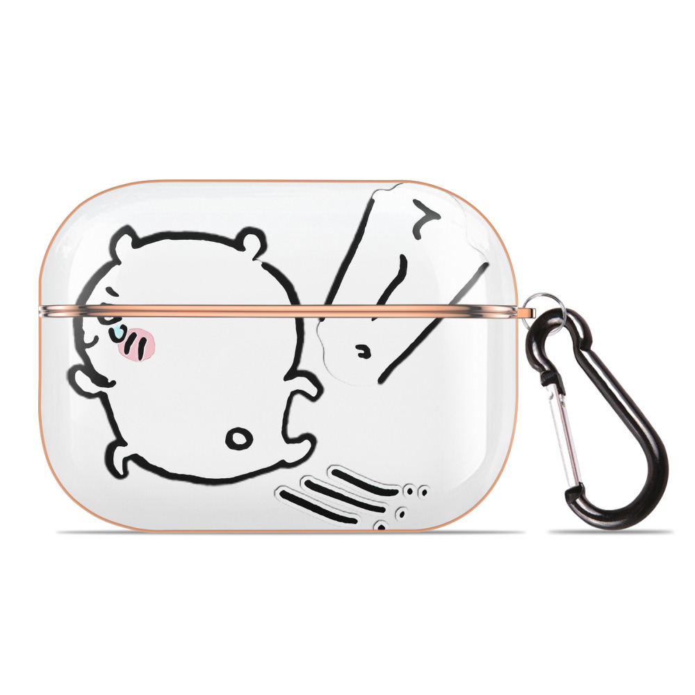 （画像用） ちいかわ ちいかわ Chii-kawa chiikawa 【AirPods Pro用】ハードシェル保護ケース｜耐衝撃・防指紋・カラビナ付き商品仕様