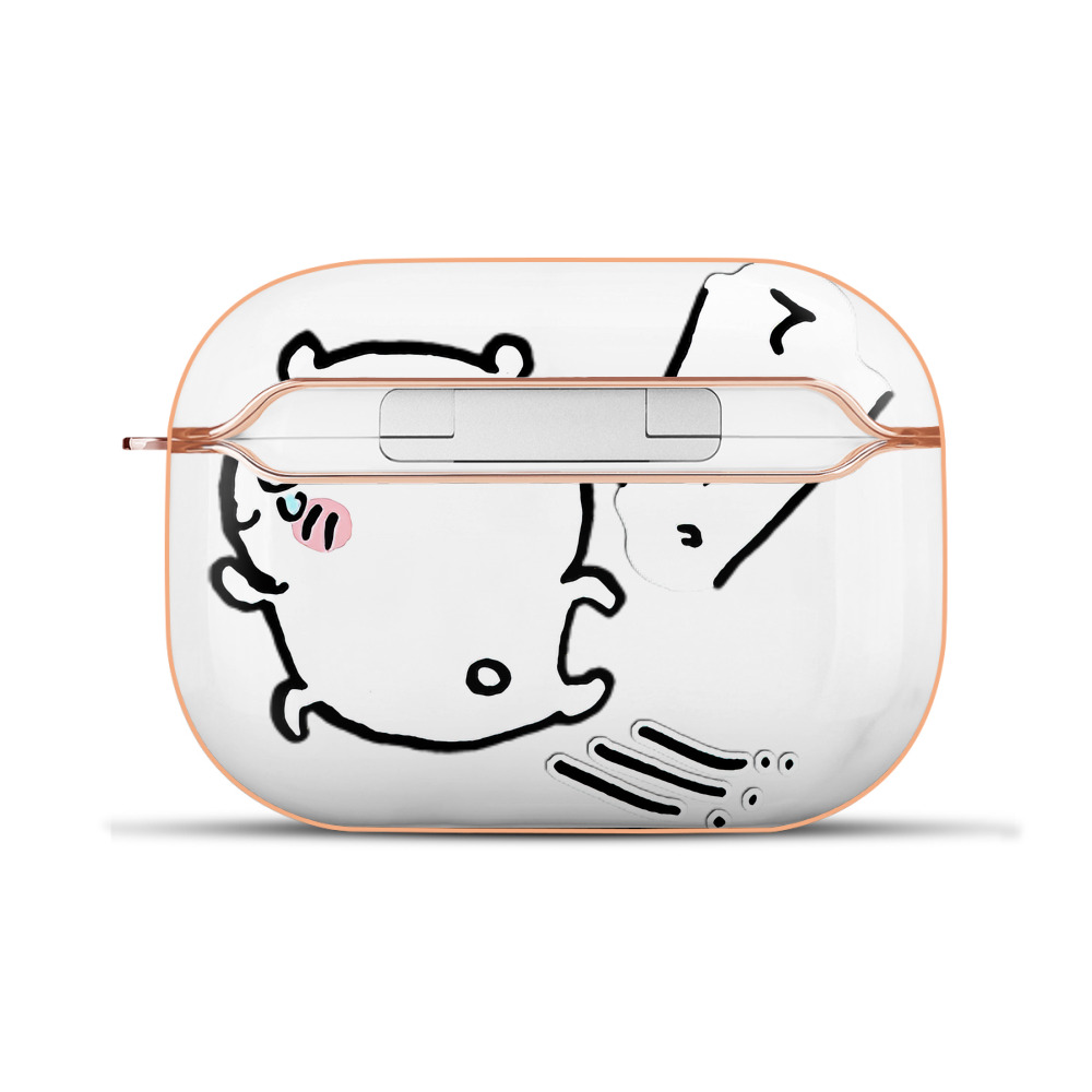 （画像用） ちいかわ ちいかわ Chii-kawa chiikawa 【AirPods Pro用】ハードシェル保護ケース｜耐衝撃・防指紋・カラビナ付き商品仕様
