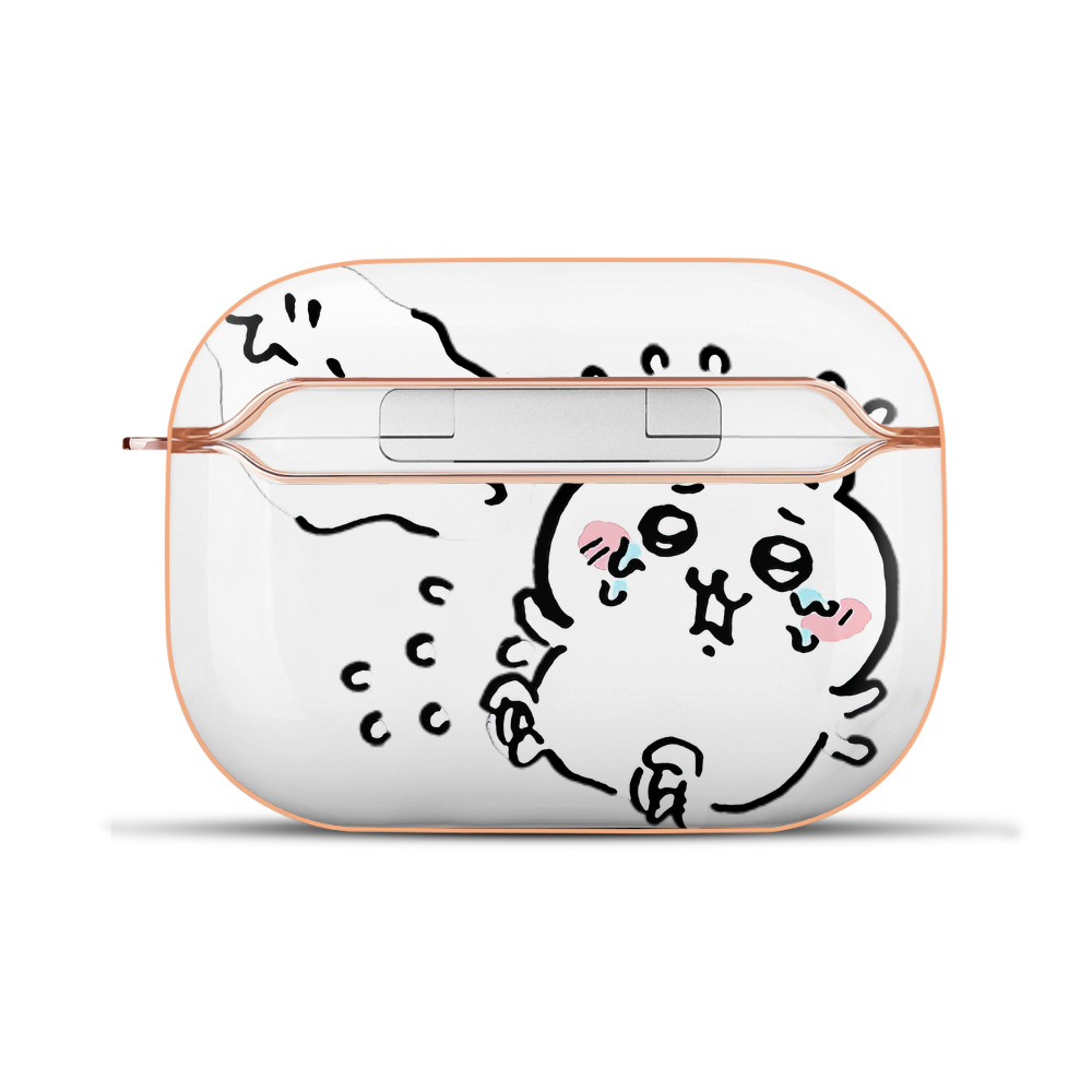 （画像用） ちいかわ ちいかわ Chii-kawa chiikawa 【AirPods Pro用】ハードシェル保護ケース｜耐衝撃・防指紋・カラビナ付き商品仕様