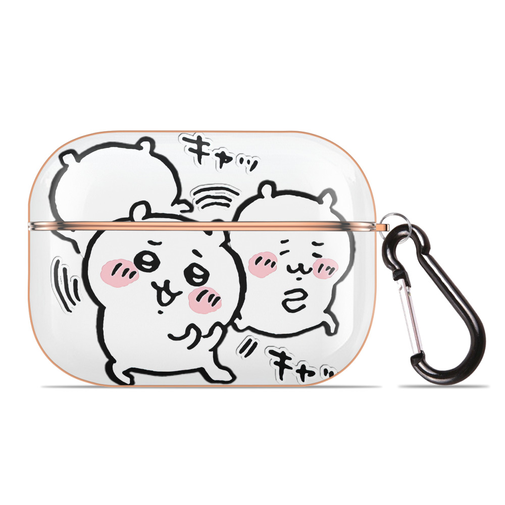 （画像用） ちいかわ ちいかわ Chii-kawa chiikawa 【AirPods Pro用】ハードシェル保護ケース｜耐衝撃・防指紋・カラビナ付き商品仕様