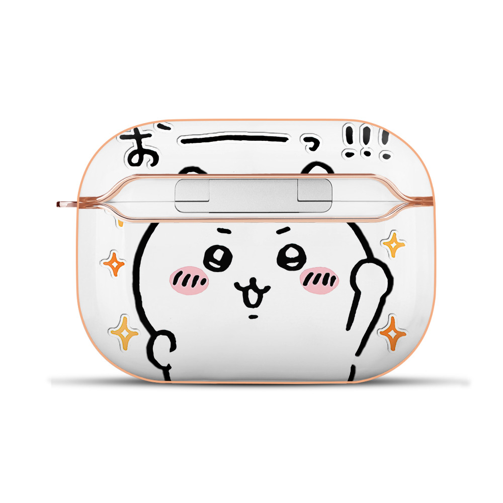 （画像用） ちいかわ ちいかわ Chii-kawa chiikawa 【AirPods Pro用】ハードシェル保護ケース｜耐衝撃・防指紋・カラビナ付き商品仕様