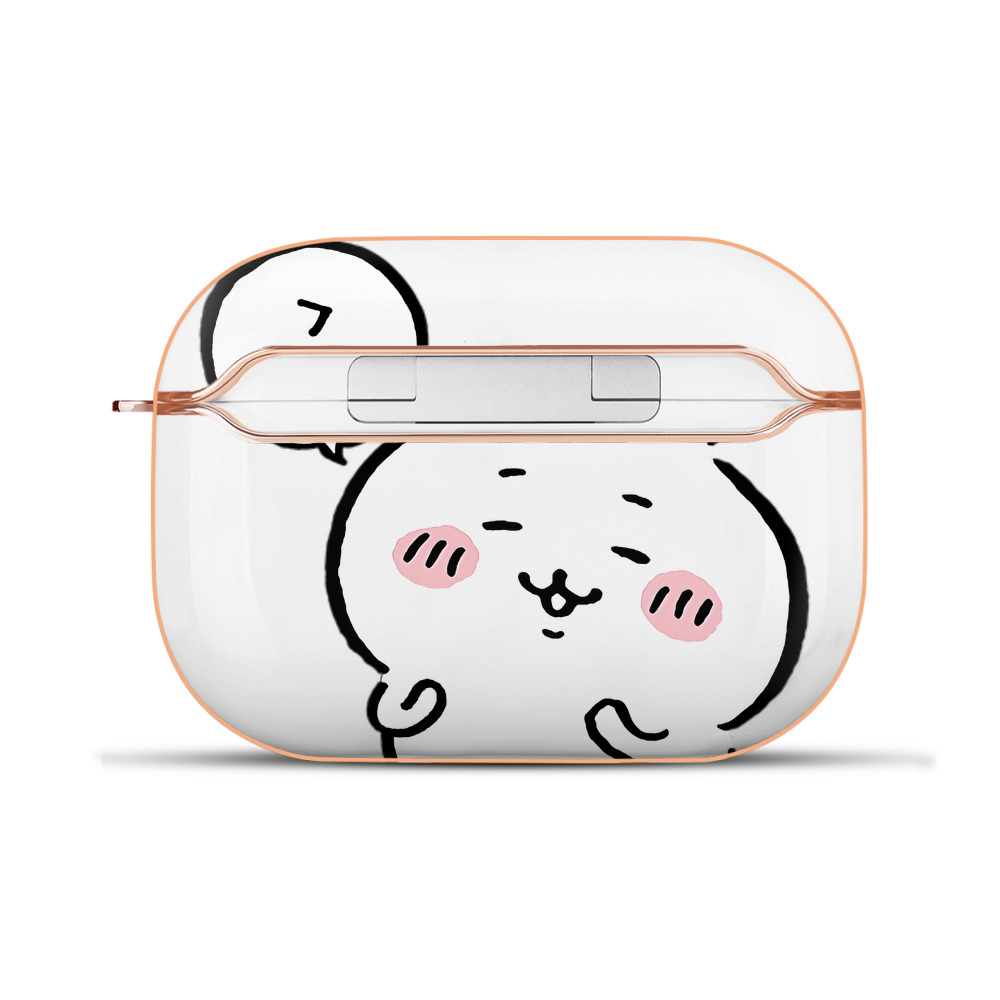 （画像用） ちいかわ ちいかわ Chii-kawa chiikawa 【AirPods Pro用】ハードシェル保護ケース｜耐衝撃・防指紋・カラビナ付き商品仕様
