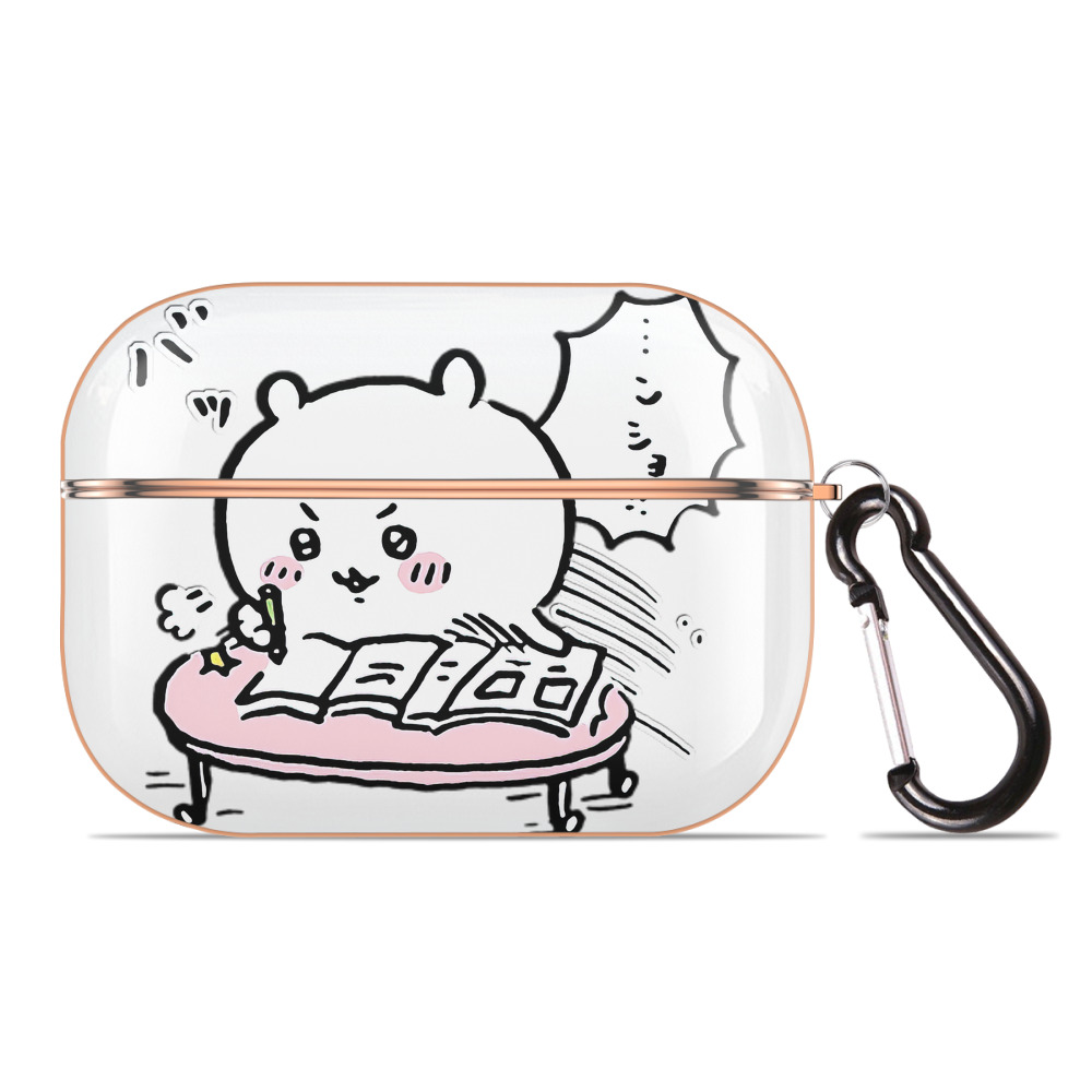 （画像用） ちいかわ ちいかわ Chii-kawa chiikawa 【AirPods Pro用】ハードシェル保護ケース｜耐衝撃・防指紋・カラビナ付き商品仕様