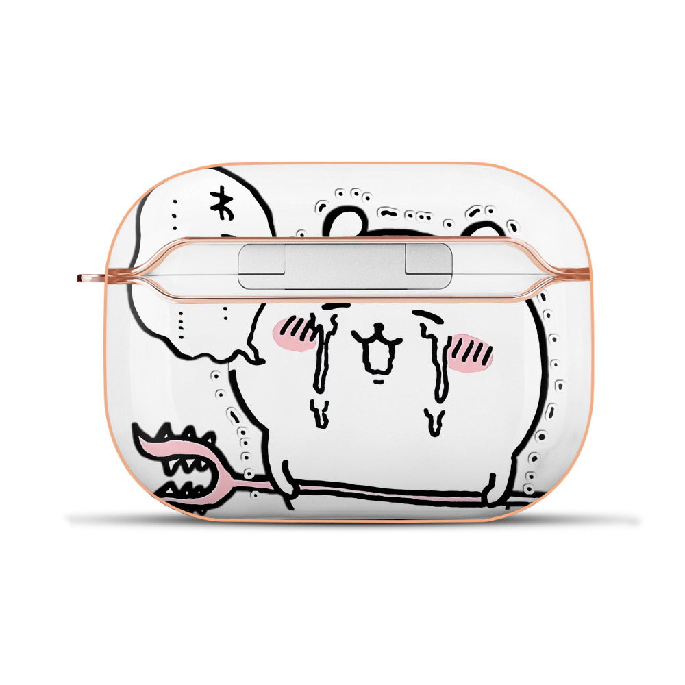 （画像用） ちいかわ ちいかわ Chii-kawa chiikawa 【AirPods Pro用】ハードシェル保護ケース｜耐衝撃・防指紋・カラビナ付き商品仕様