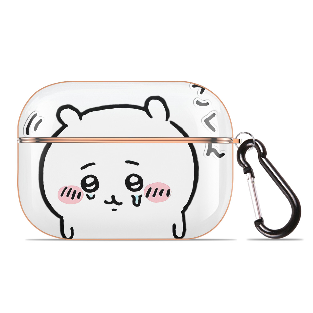 （画像用） ちいかわ ちいかわ Chii-kawa chiikawa 【AirPods Pro用】ハードシェル保護ケース｜耐衝撃・防指紋・カラビナ付き商品仕様