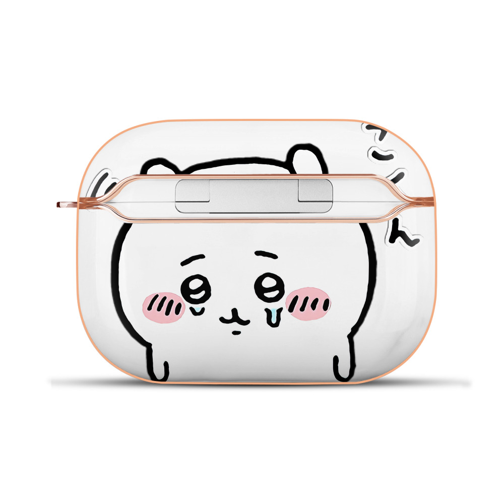 （画像用） ちいかわ ちいかわ Chii-kawa chiikawa 【AirPods Pro用】ハードシェル保護ケース｜耐衝撃・防指紋・カラビナ付き商品仕様