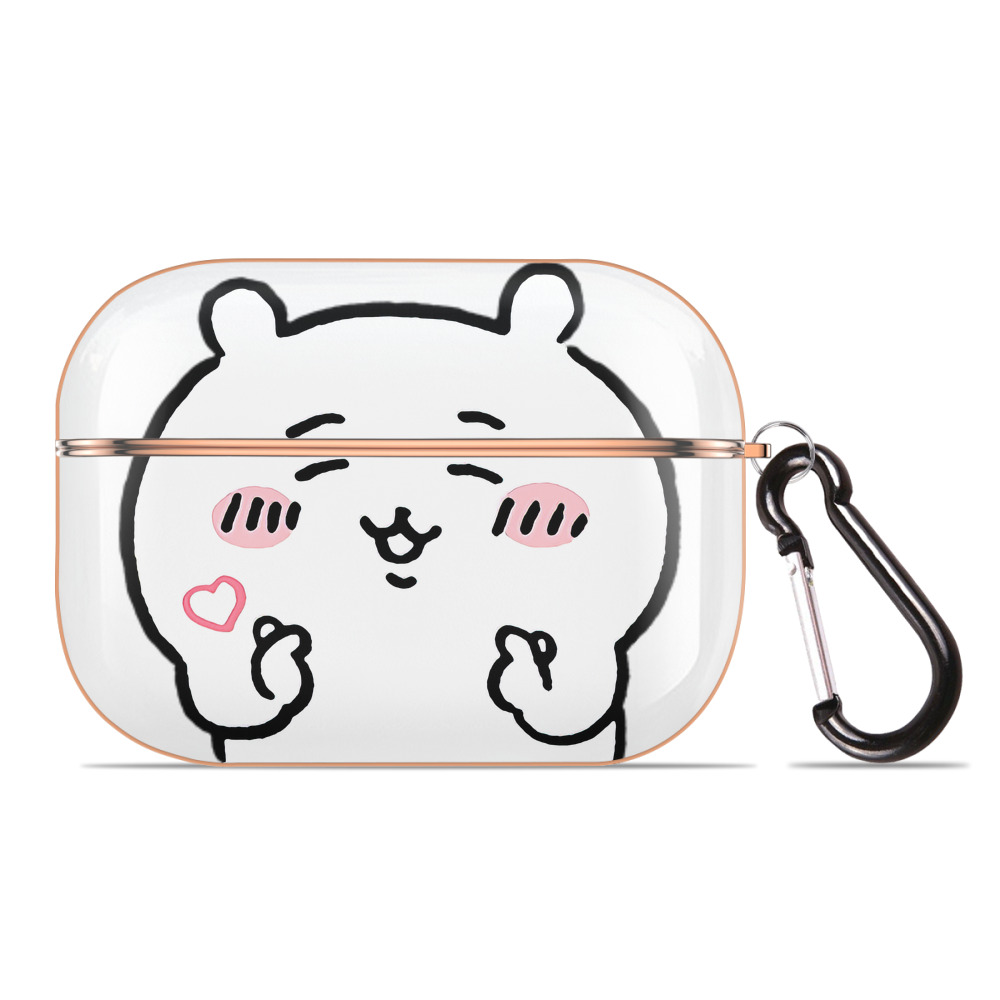（画像用） ちいかわ ちいかわ Chii-kawa chiikawa 【AirPods Pro用】ハードシェル保護ケース｜耐衝撃・防指紋・カラビナ付き商品仕様