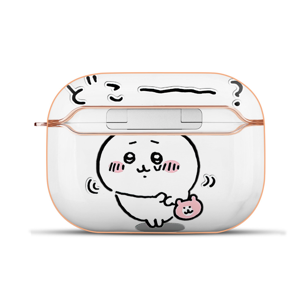 （画像用） ちいかわ ちいかわ Chii-kawa chiikawa 【AirPods Pro用】ハードシェル保護ケース｜耐衝撃・防指紋・カラビナ付き商品仕様
